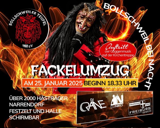  Fackelumzug 2025 - Bollschweiler Teufel Bildidee 